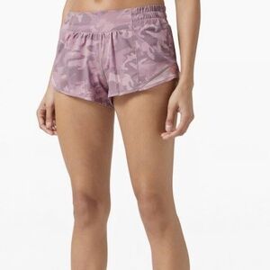 LULULEMON HOTTY HOT CAMO SHORT PINK CAMO SZ 14 / SZ 10 AVAILABLE TOO
